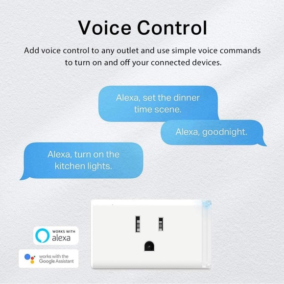 Kasa Smart Plug HS103P4, Smart Home Wi-Fi Outlet - Picture 5 of 6